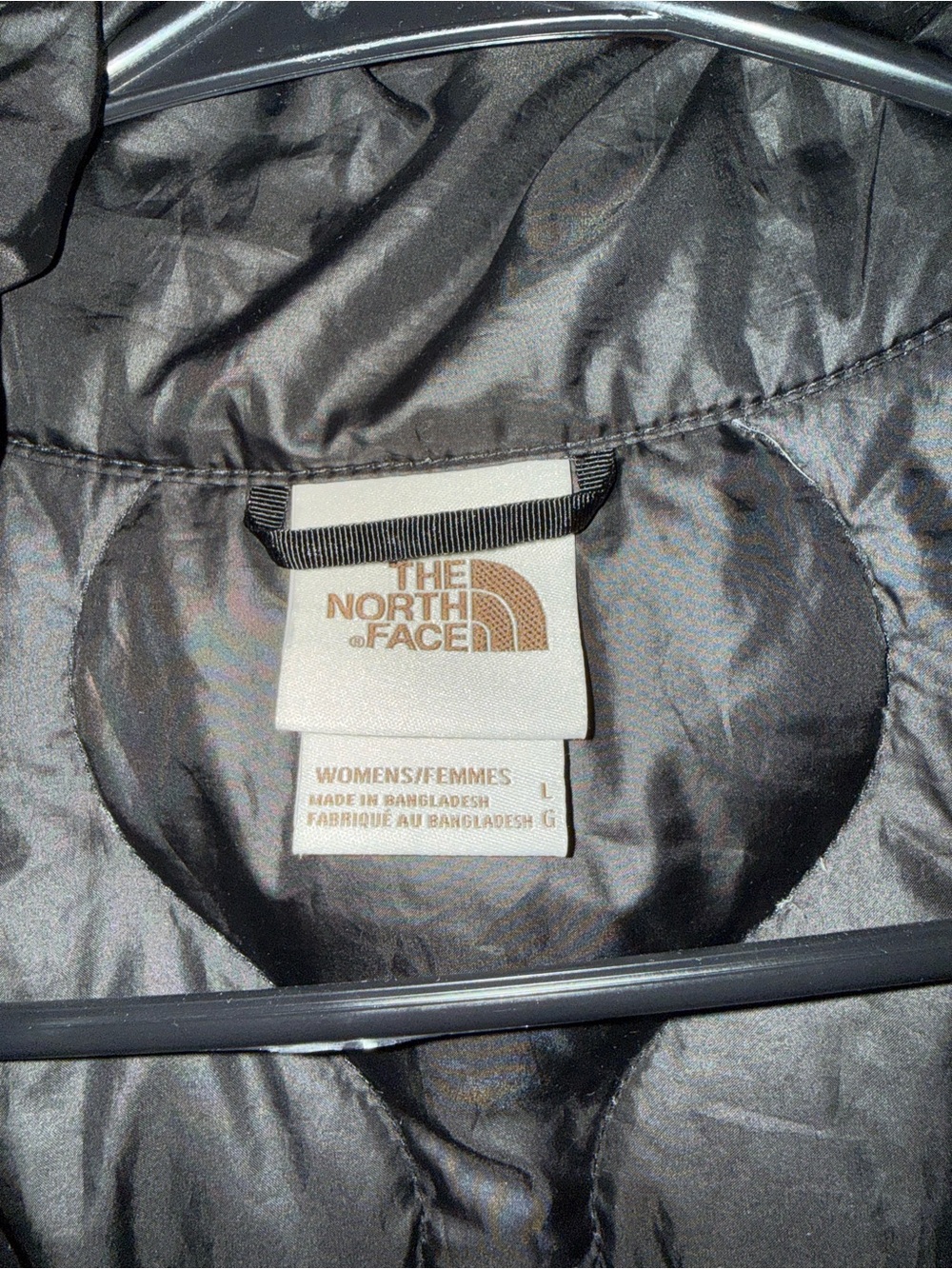 The North Face Black Quilted Down Vest with Cinch Waist - Picture 2 of 2